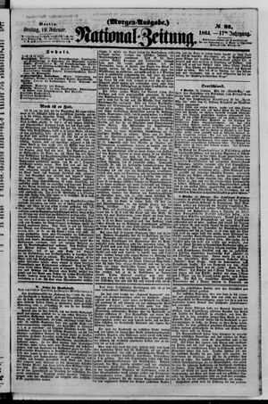 Nationalzeitung vom 19.02.1864