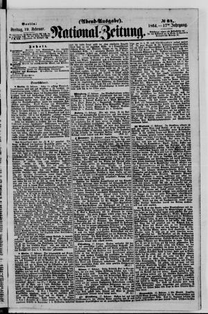 Nationalzeitung vom 19.02.1864