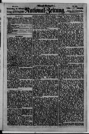Nationalzeitung vom 25.02.1864