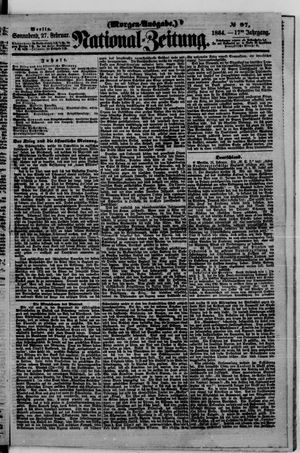 Nationalzeitung vom 27.02.1864