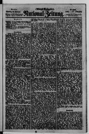 National-Zeitung vom 29.02.1864