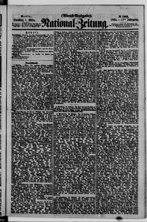 Nationalzeitung vom 01.03.1864