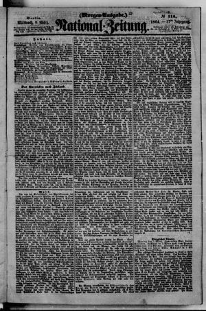 Nationalzeitung vom 09.03.1864