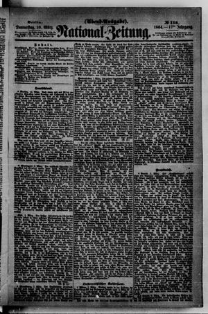 Nationalzeitung vom 10.03.1864