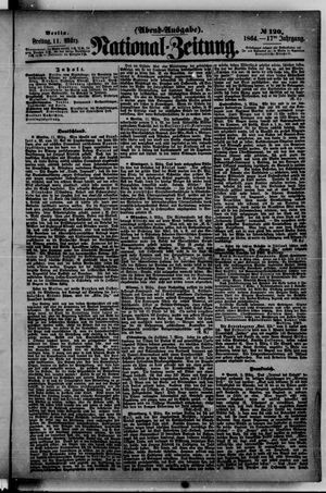 Nationalzeitung vom 11.03.1864