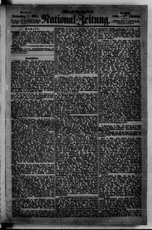 Nationalzeitung vom 17.03.1864