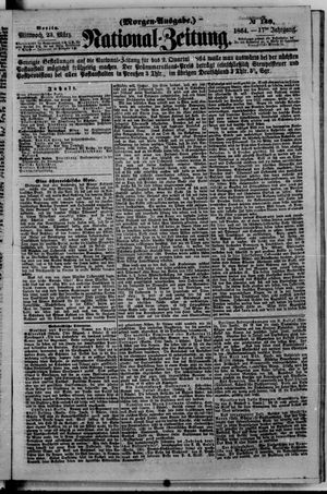 Nationalzeitung vom 23.03.1864