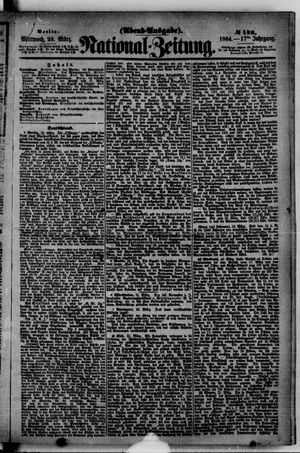 Nationalzeitung vom 23.03.1864