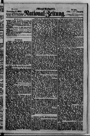 Nationalzeitung vom 31.03.1864