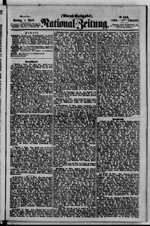Nationalzeitung vom 01.04.1864
