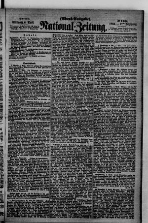 Nationalzeitung on Apr 6, 1864