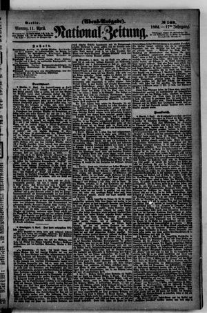 Nationalzeitung vom 11.04.1864