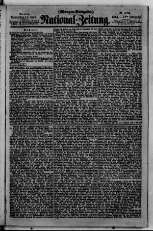 Nationalzeitung vom 14.04.1864