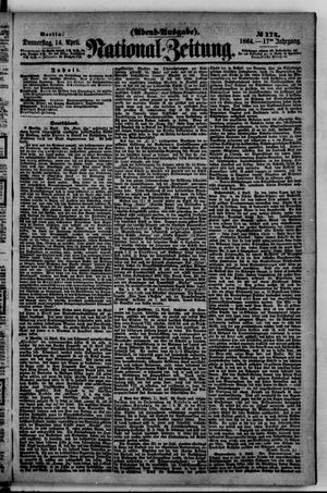 Nationalzeitung vom 14.04.1864