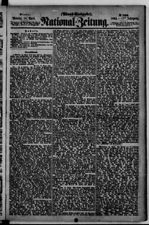 Nationalzeitung vom 18.04.1864