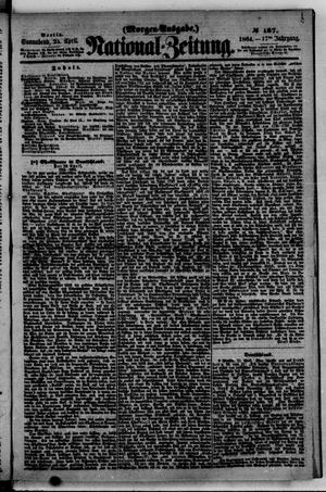 Nationalzeitung vom 23.04.1864