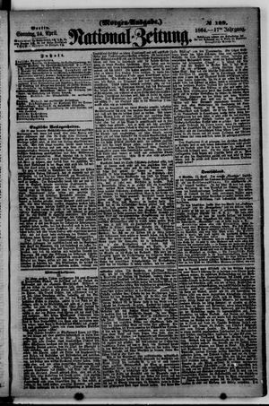 Nationalzeitung vom 24.04.1864