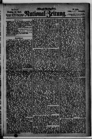 Nationalzeitung vom 26.04.1864