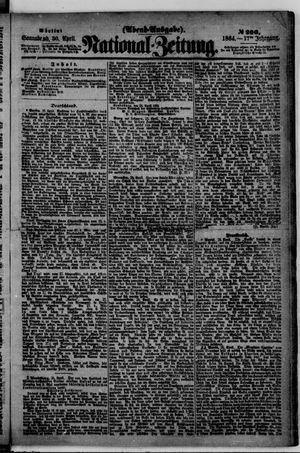 Nationalzeitung vom 30.04.1864