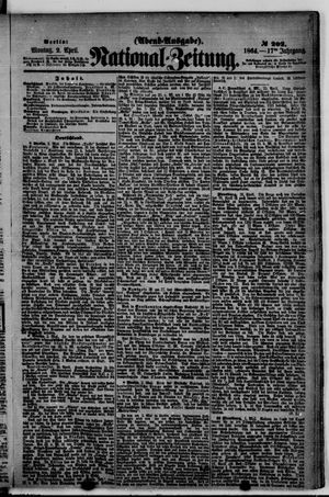 Nationalzeitung vom 02.05.1864