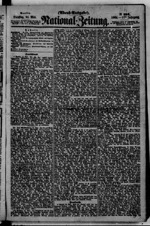 Nationalzeitung vom 24.05.1864