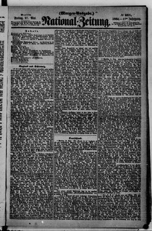 Nationalzeitung vom 27.05.1864