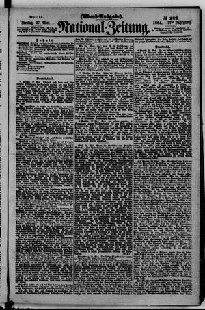 Nationalzeitung vom 27.05.1864