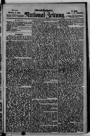 Nationalzeitung on Jun 6, 1864