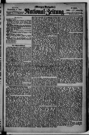 Nationalzeitung vom 09.06.1864
