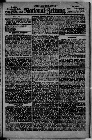 Nationalzeitung vom 10.07.1864