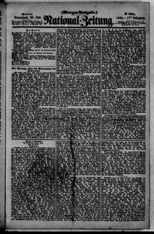 Nationalzeitung vom 23.07.1864