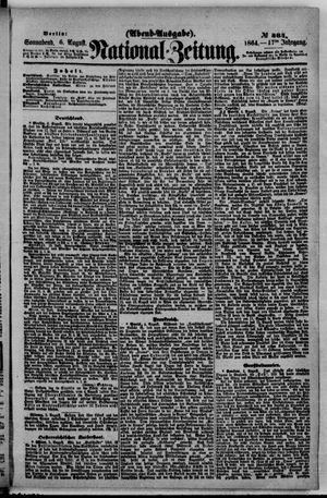 Nationalzeitung vom 06.08.1864