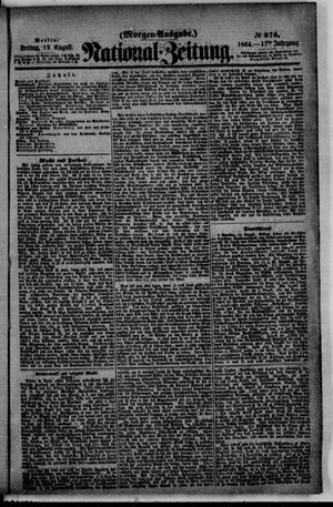Nationalzeitung vom 12.08.1864