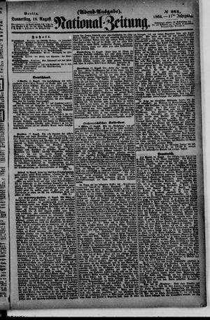 Nationalzeitung on Aug 18, 1864