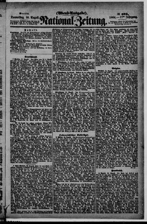 Nationalzeitung vom 25.08.1864