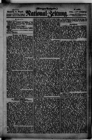 Nationalzeitung vom 31.08.1864