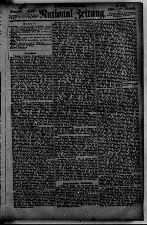 Nationalzeitung vom 01.09.1864