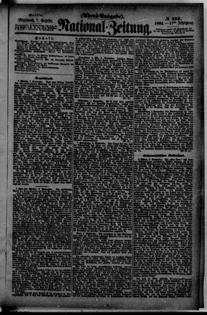 Nationalzeitung on Sep 7, 1864