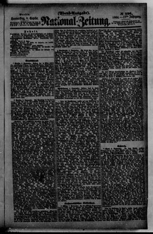 Nationalzeitung on Sep 8, 1864