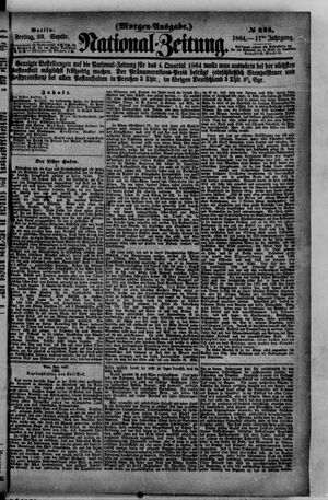 Nationalzeitung vom 23.09.1864