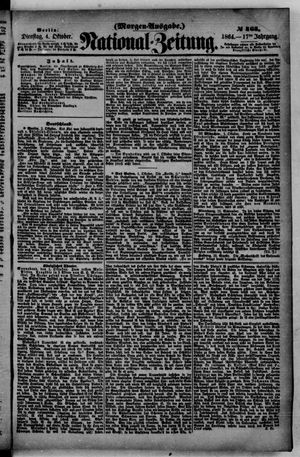 Nationalzeitung vom 04.10.1864