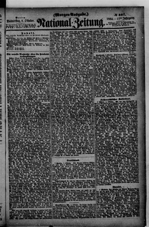 Nationalzeitung vom 06.10.1864