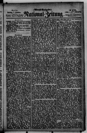 Nationalzeitung on Oct 7, 1864