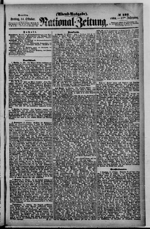 Nationalzeitung vom 14.10.1864