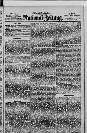 Nationalzeitung on Oct 17, 1864