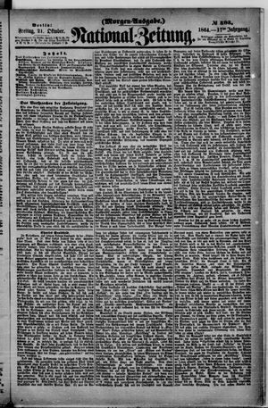 Nationalzeitung vom 21.10.1864