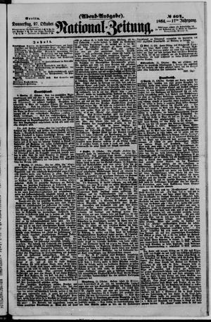 Nationalzeitung on Oct 27, 1864