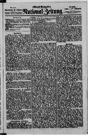 Nationalzeitung on Oct 29, 1864