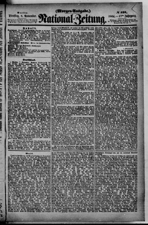Nationalzeitung vom 08.11.1864