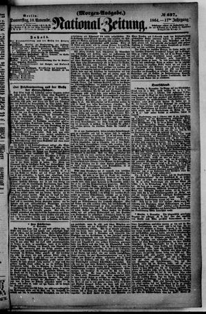 Nationalzeitung on Nov 10, 1864